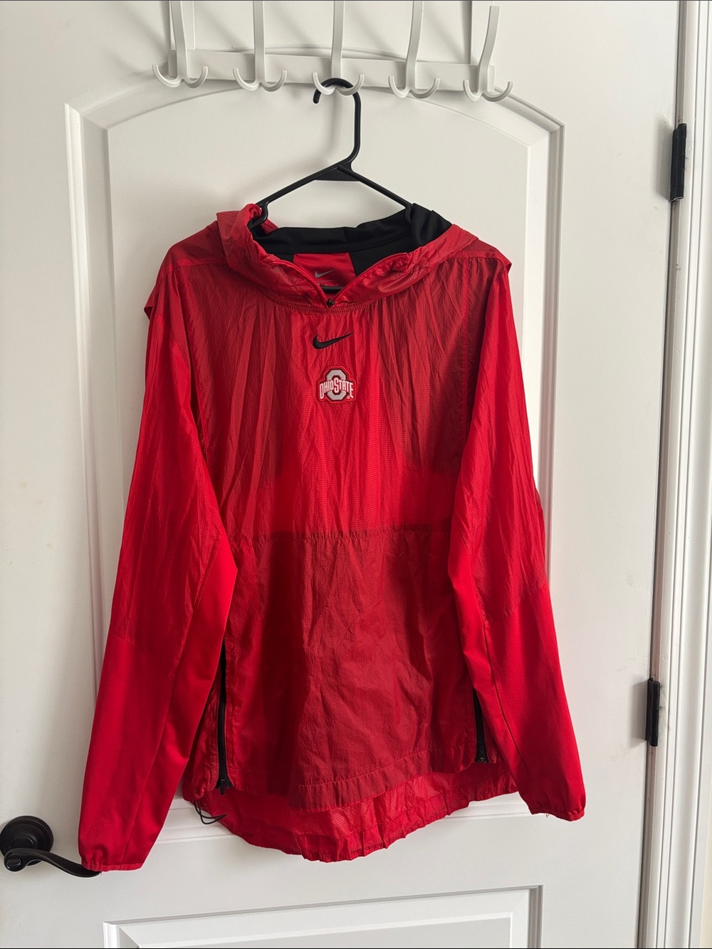 Ohio State Buckeyes Nike 2018 Sideline Fly Rush Pullover Jacket Men’s Large